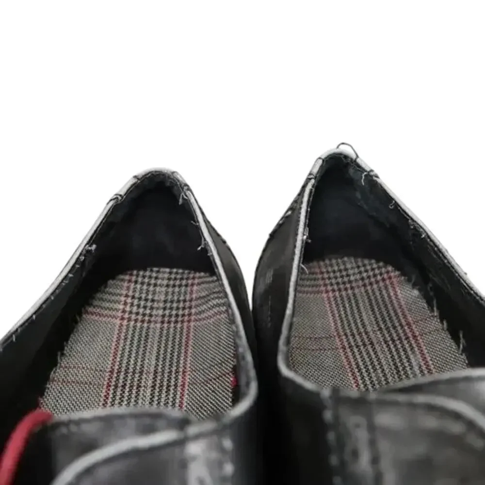 Original Penguin Shoes Mens 13 Oxfords Wingtip Leather Formal Distressed Classic
